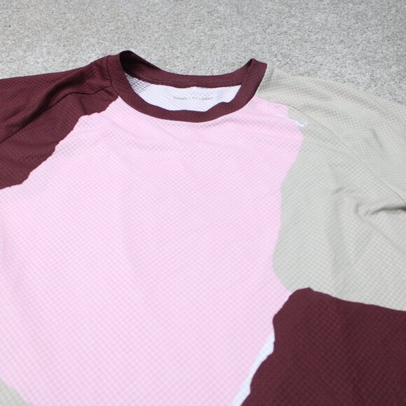 POC Pure Cycling Shirt Mens 2XL XXL Pink/Red/Beige 3/4 Sleeve MTB Bike Jersey - Picture 4 of 16